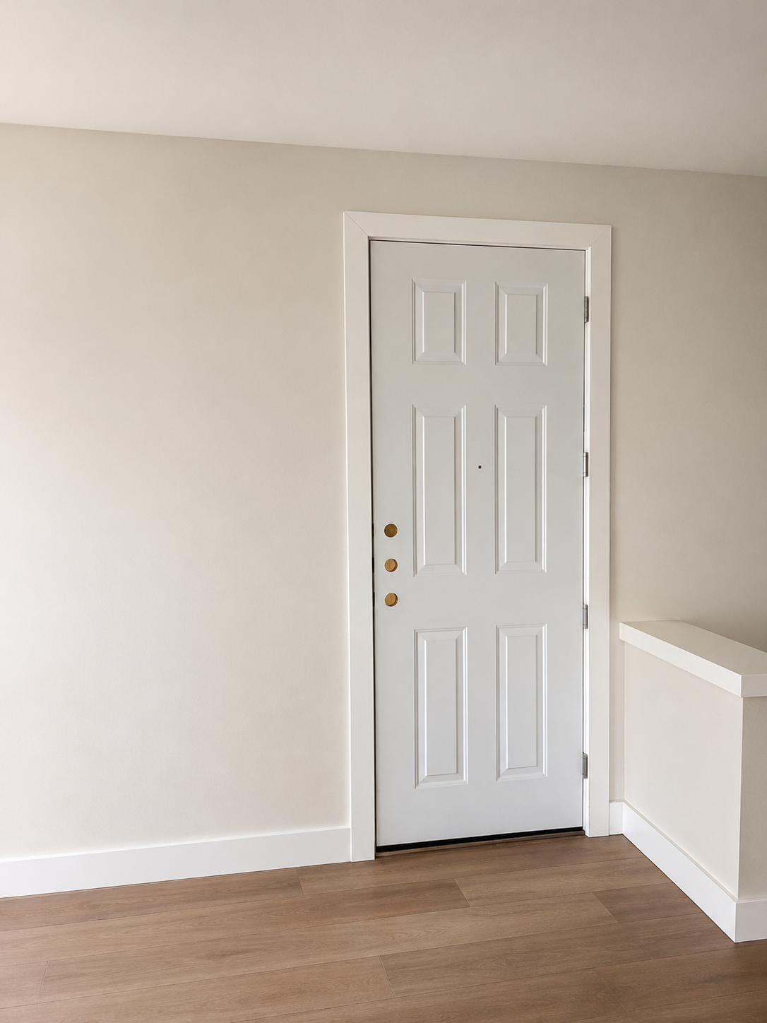 A residence entry door at Apartments @ McKaskle